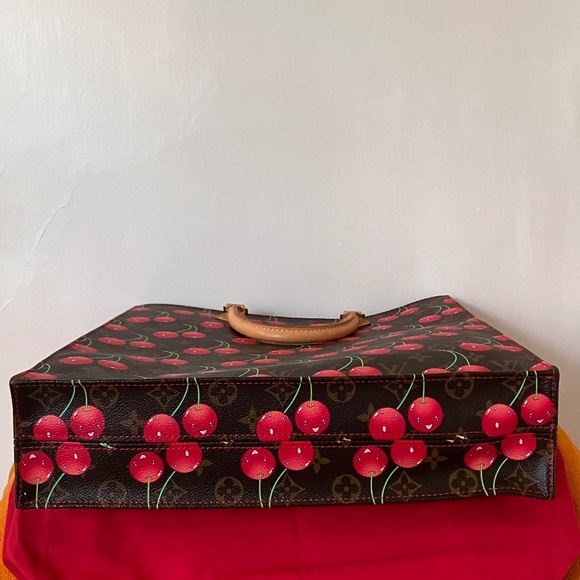 LV SAC PLAT MONOGRAM CERISE TAKASHI MURAKAMI - Picture 4 of 14